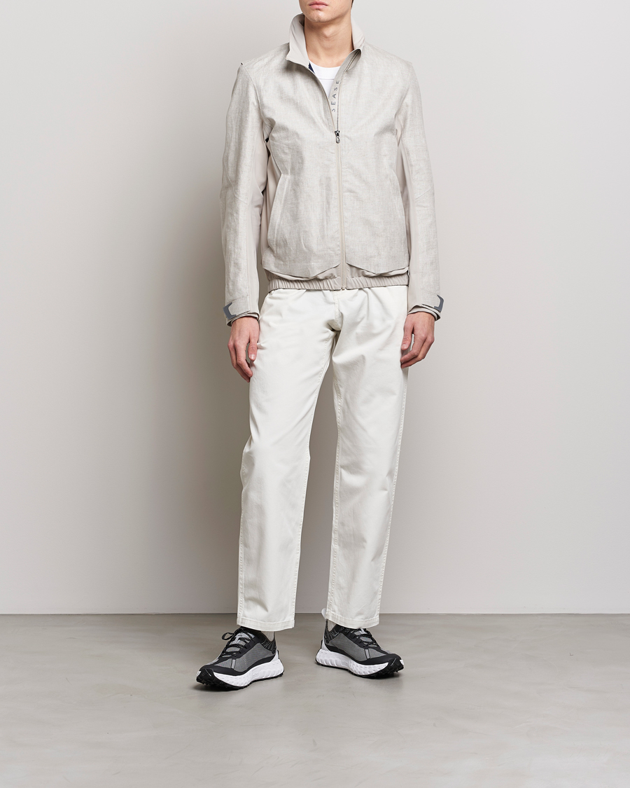 Hombres | Abrigos y chaquetas | SEASE | Windseeker Linen Jacket Light Beige