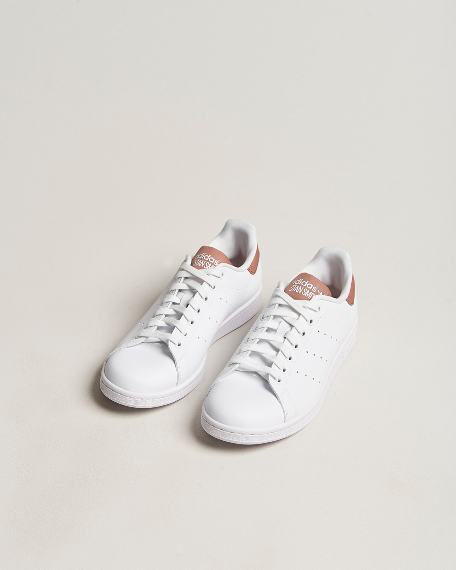 Hombres | adidas Originals Stan Smith Sneaker White/Brown | adidas Originals | Stan Smith Sneaker White/Brown