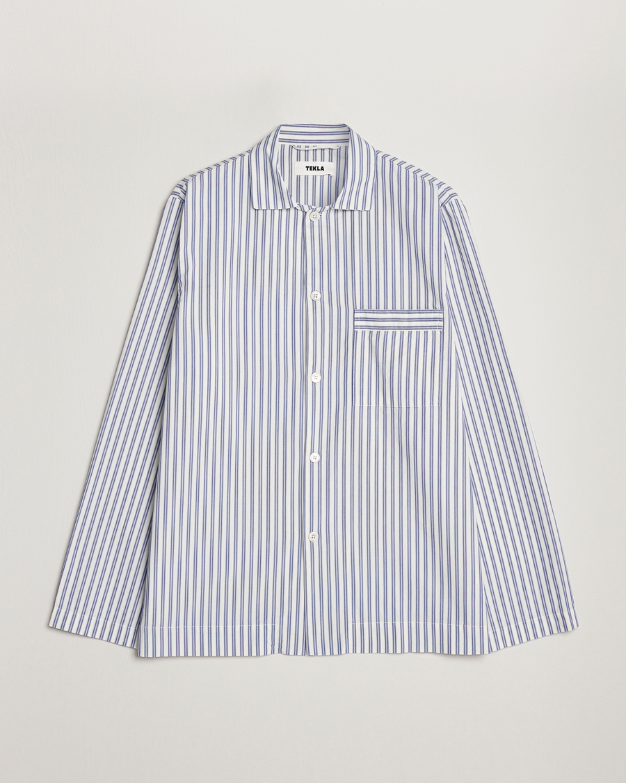Hombres | Tekla Poplin Pyjama Shirt Skagen Stripes | Tekla | Poplin Pyjama Shirt Skagen Stripes