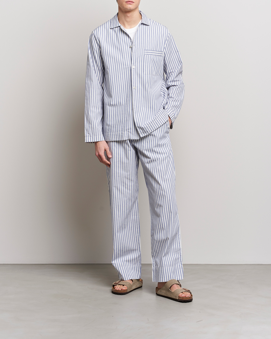 Hombres | Tekla Poplin Pyjama Shirt Skagen Stripes | Tekla | Poplin Pyjama Shirt Skagen Stripes