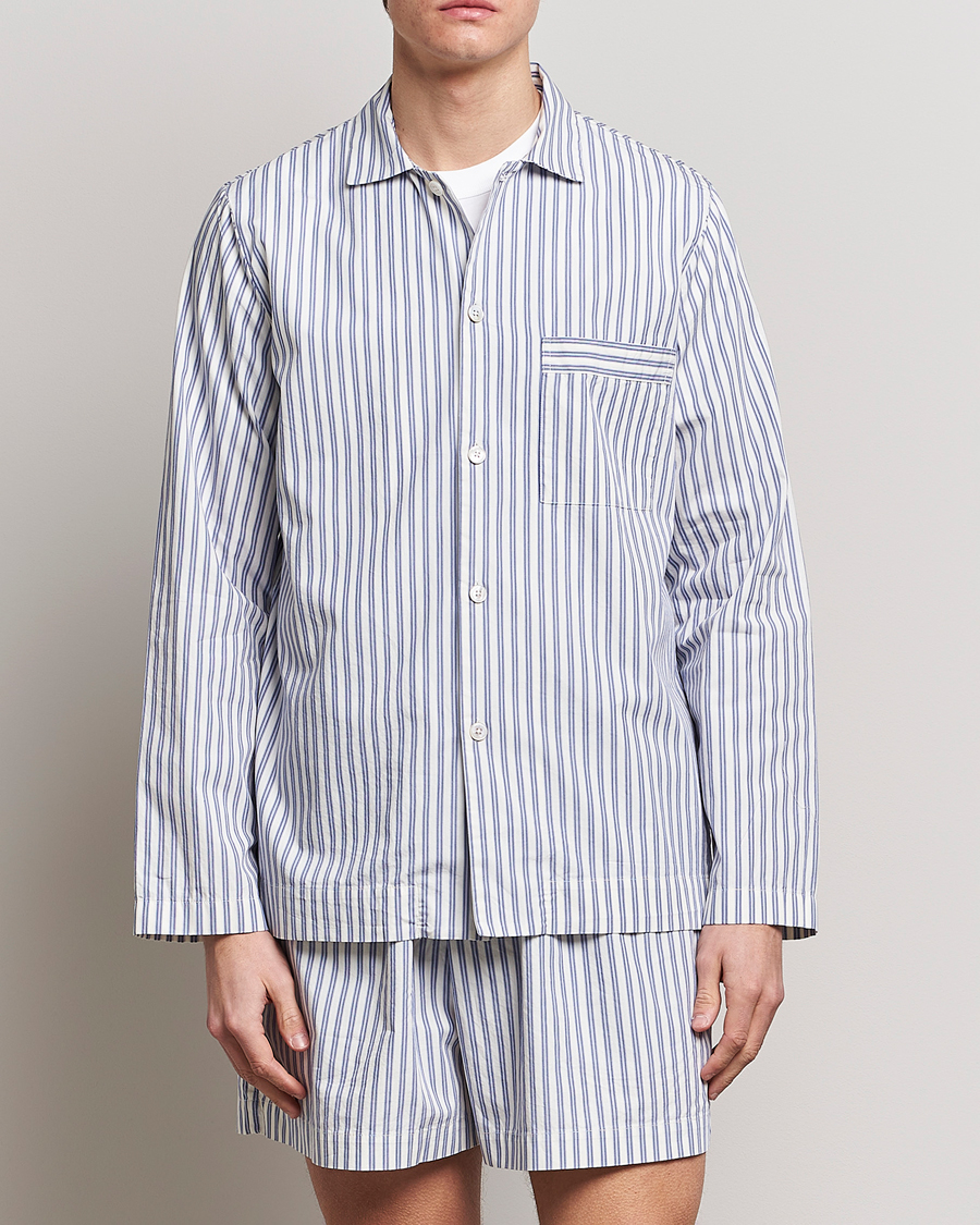 Hombres |  | Tekla | Poplin Pyjama Shirt Skagen Stripes