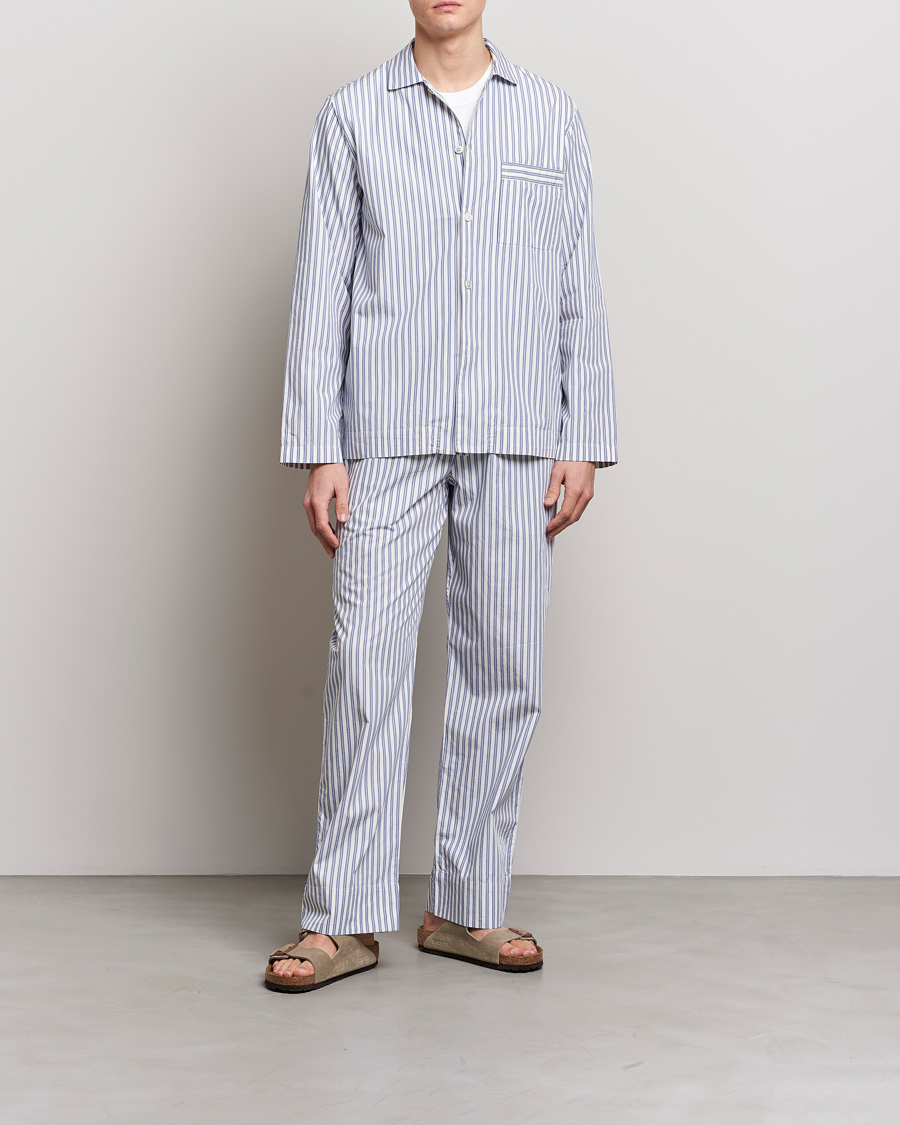 Hombres | Pijamas y batas | Tekla | Poplin Pyjama Pants Skagen Stripes