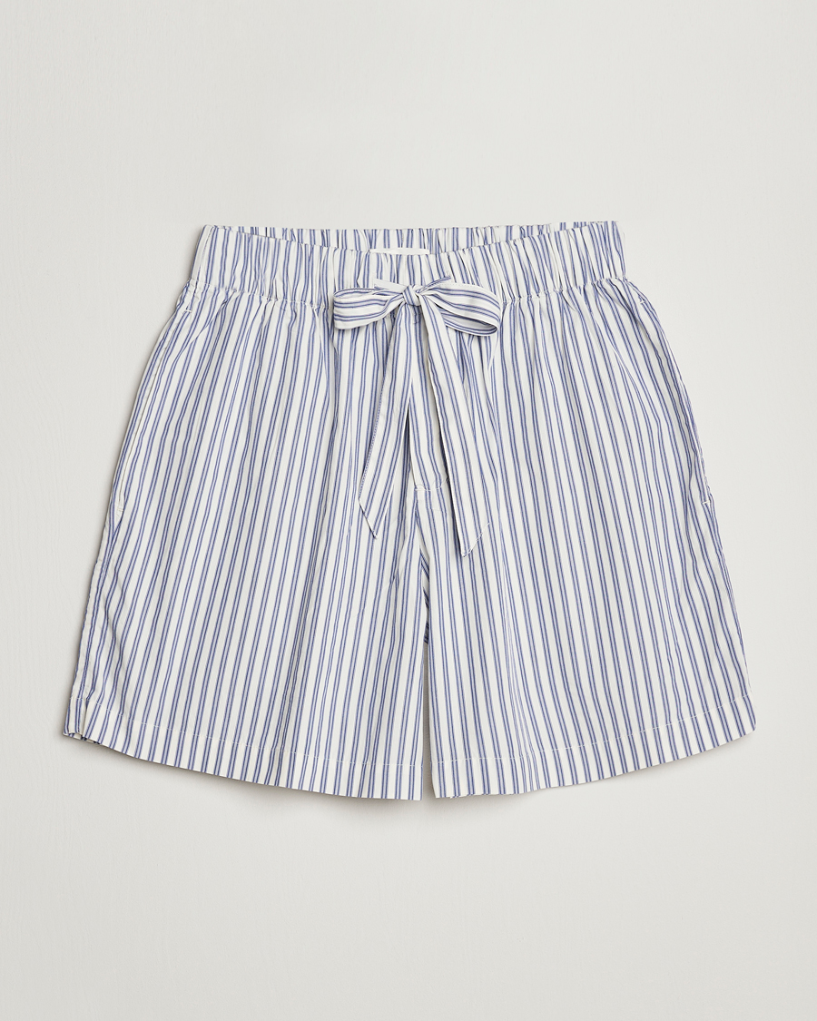 Hombres | Pijamas y batas | Tekla | Poplin Pyjama Shorts Skagen Stripes