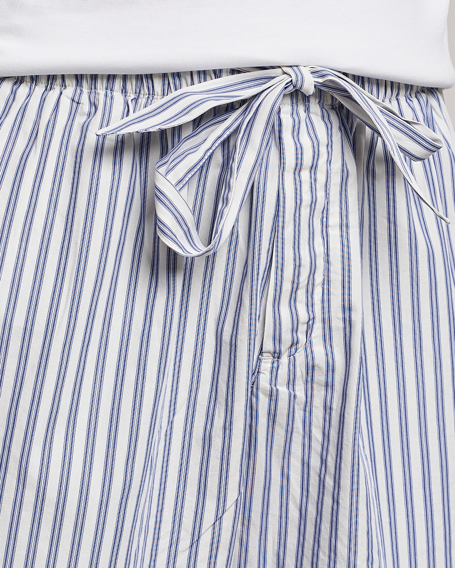 Hombres | Pijamas y batas | Tekla | Poplin Pyjama Shorts Skagen Stripes
