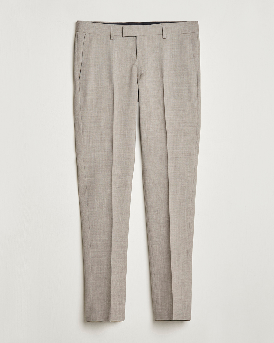 Hombres | Pantalones | Tiger of Sweden | Tordon Wool Trousers Irish Cream