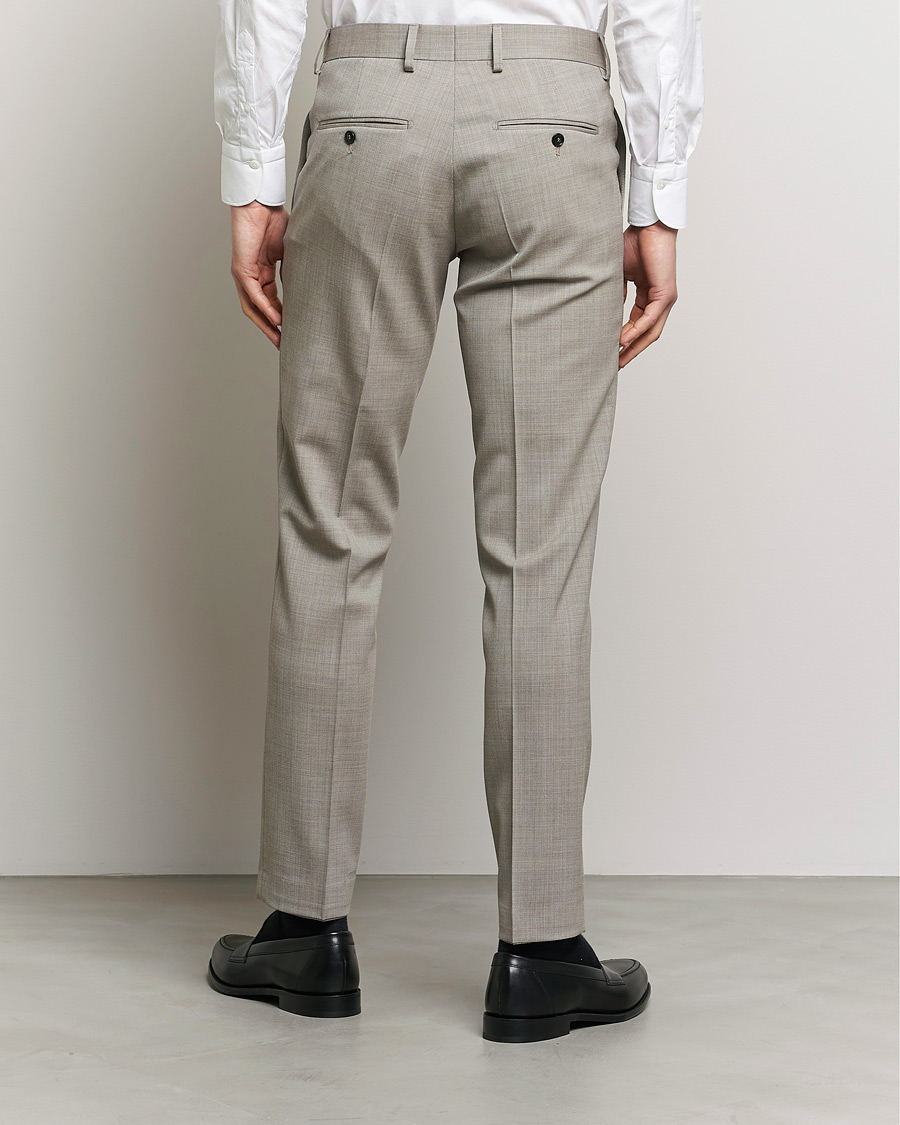 Hombres | Pantalones | Tiger of Sweden | Tordon Wool Trousers Irish Cream