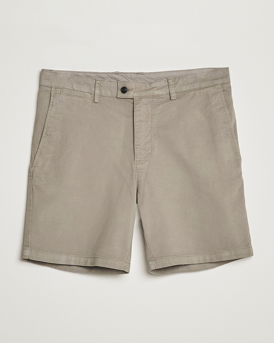 Hombres | Pantalones cortos | Tiger of Sweden | Caid Cotton Shorts Dusty Green