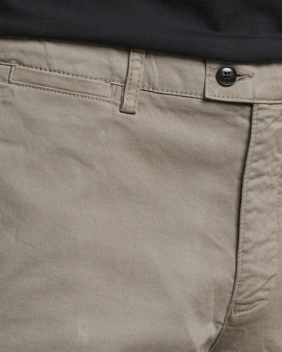 Hombres | Pantalones cortos | Tiger of Sweden | Caid Cotton Shorts Dusty Green
