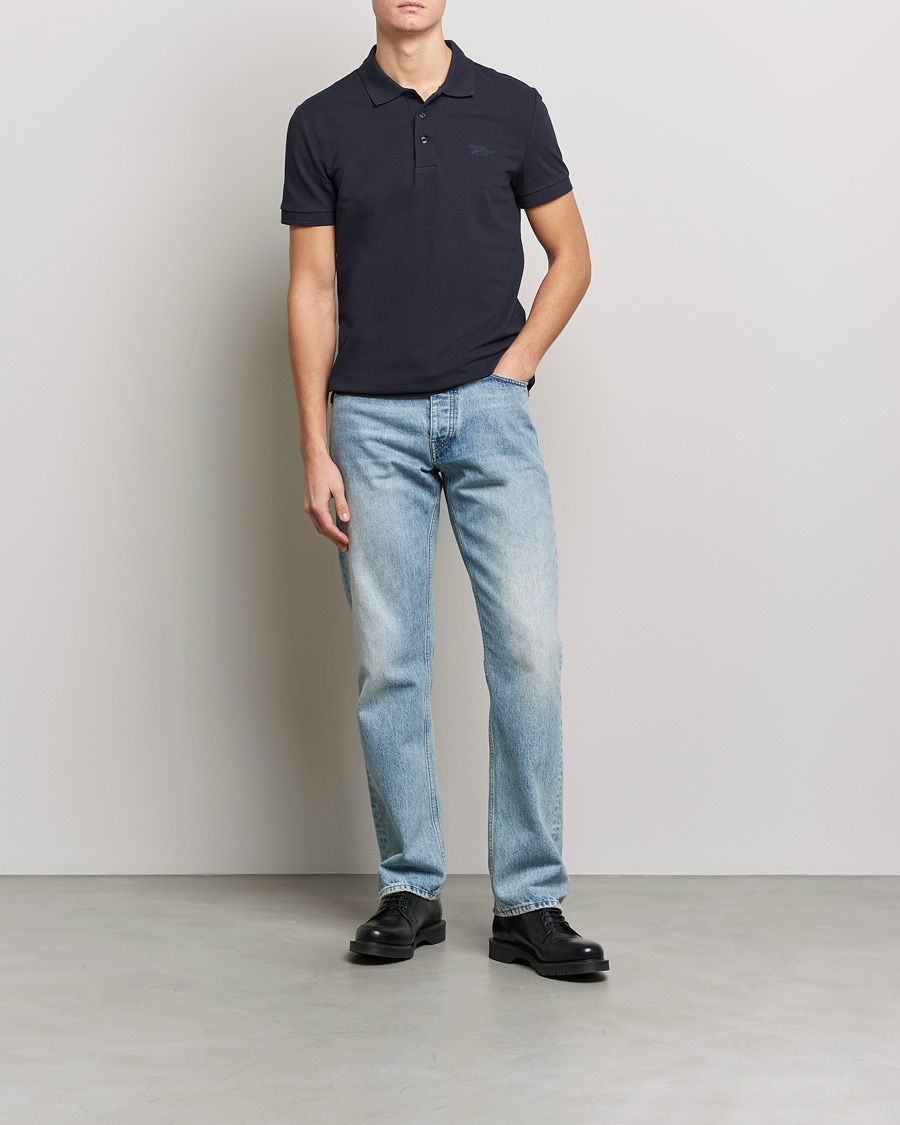 Hombres | Polos | Tiger of Sweden | Diaros Cotton Pique Light Ink