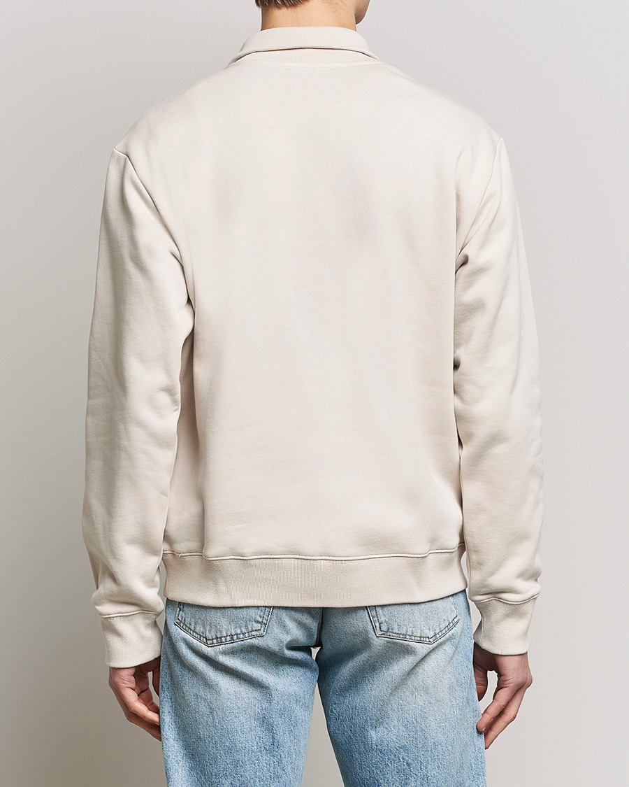 Hombres | Jerséis y prendas de punto | Tiger of Sweden | Marlon Half Zip Sweater Light Ivory