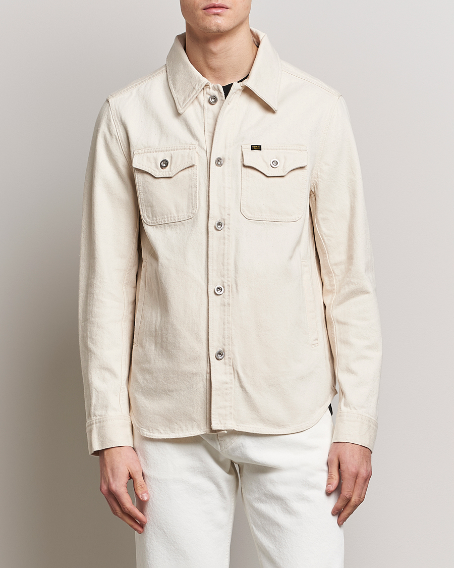 Hombres | Abrigos y chaquetas | Tiger of Sweden | Get Denim Jacket Ecru denim