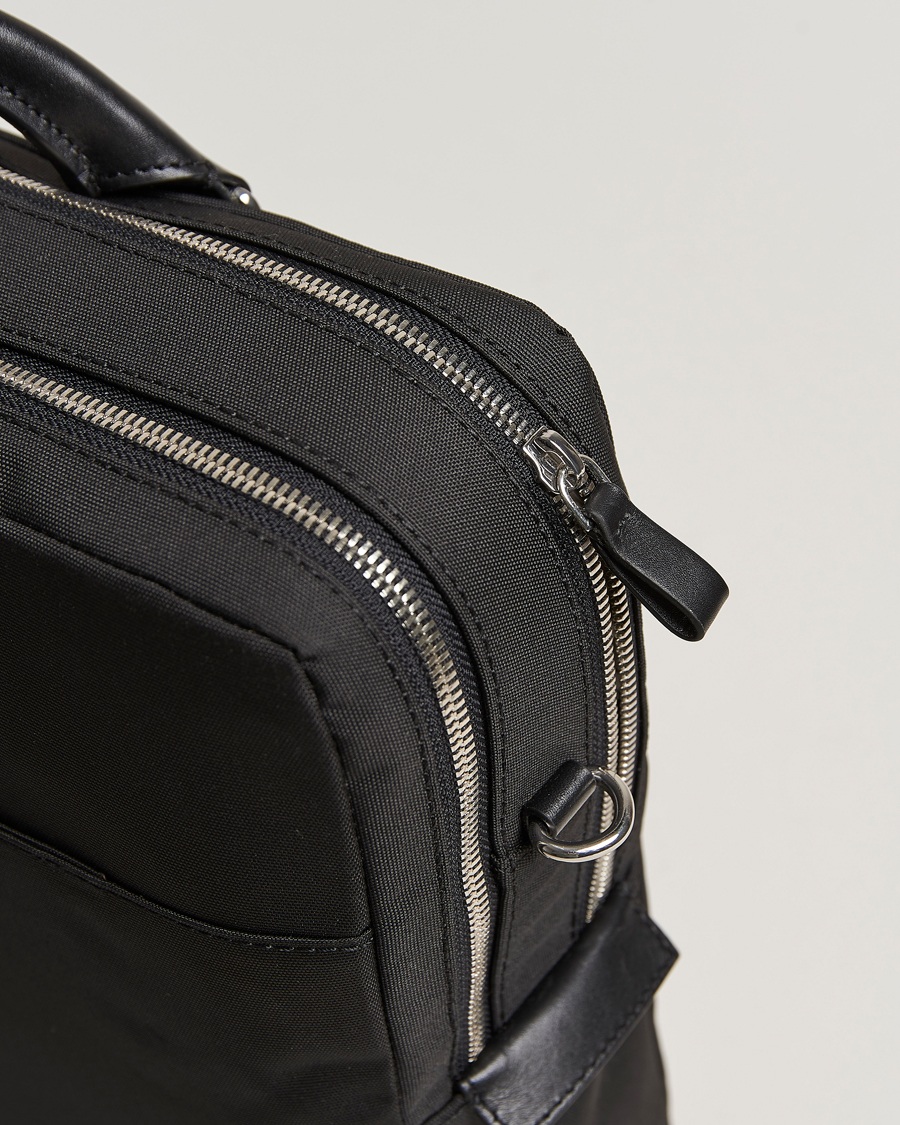 Hombres | Tiger of Sweden Bays Recycled Polyester Computer Bag Black | Tiger of Sweden | Bays Recycled Polyester Computer Bag Black