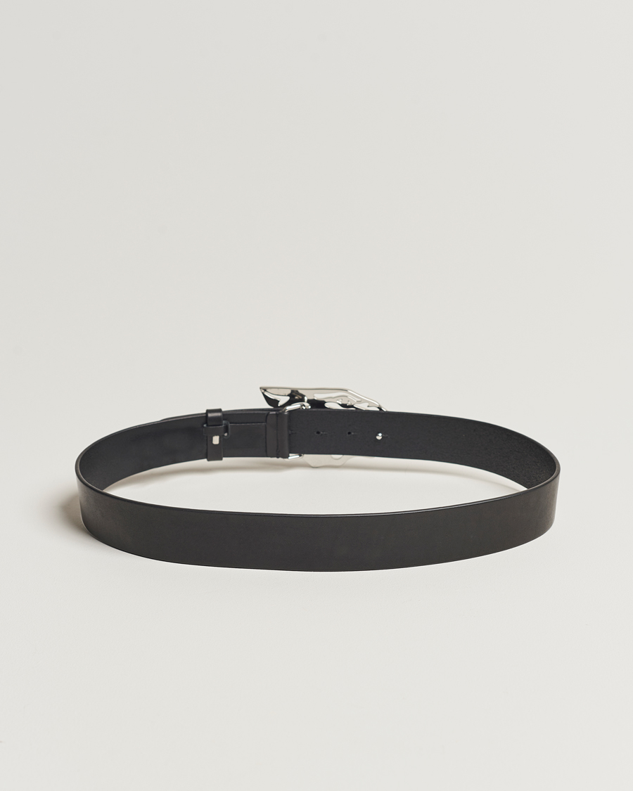 Hombres | Tiger of Sweden Phoenix Cow Leather Belt Black | Tiger of Sweden | Phoenix Cow Leather Belt Black