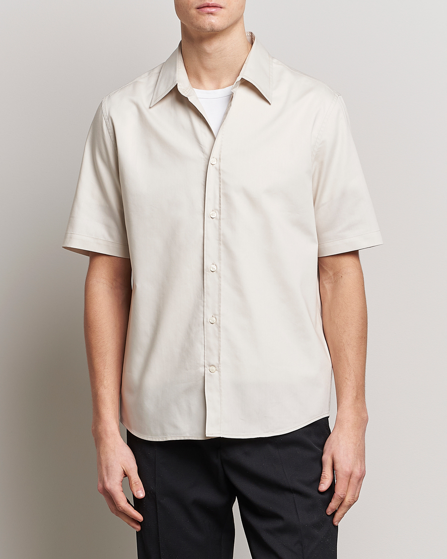 Hombres | Camisas | Tiger of Sweden | Enree Lyocell Shirt Light Ivory