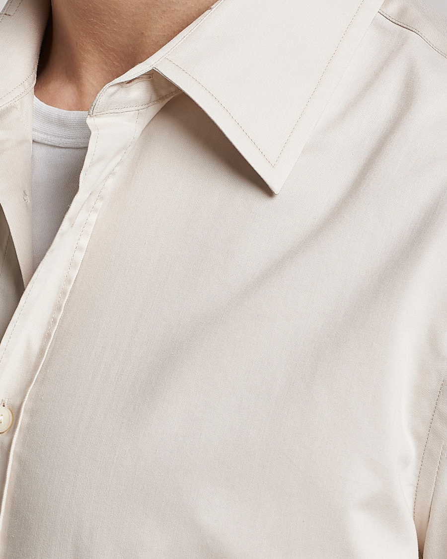 Hombres | Camisas | Tiger of Sweden | Enree Lyocell Shirt Light Ivory