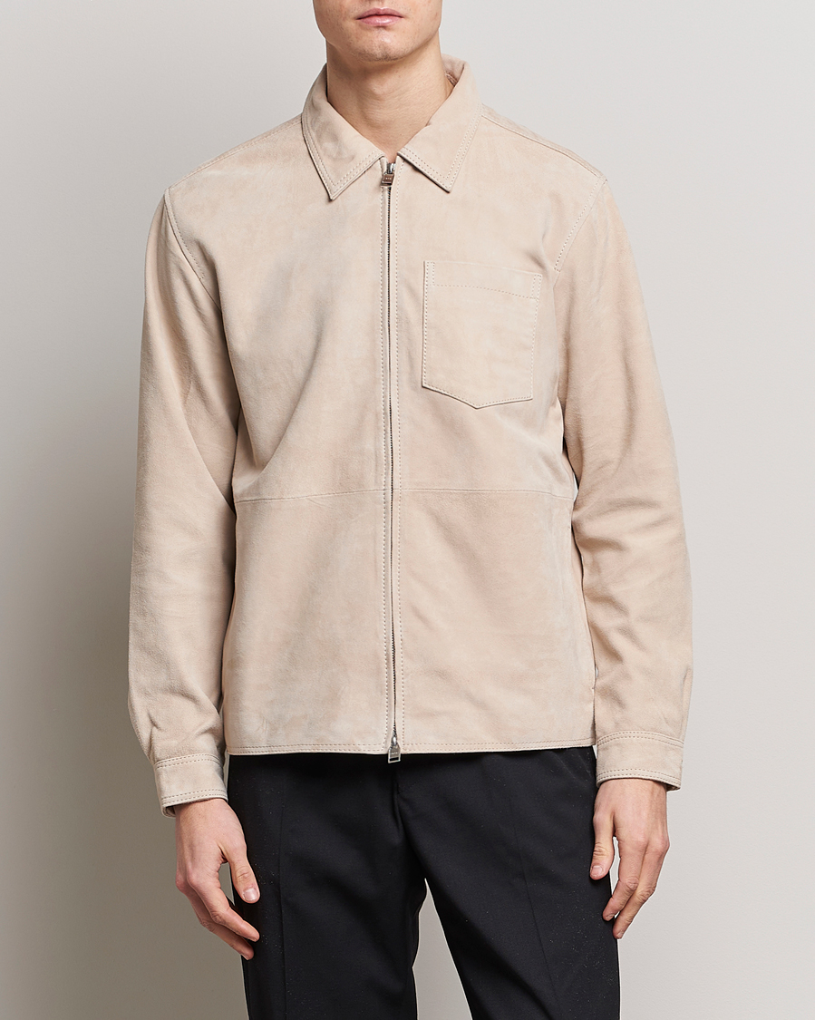 Hombres | Abrigos y chaquetas | Tiger of Sweden | Lawson Suede Jacket Light Iory