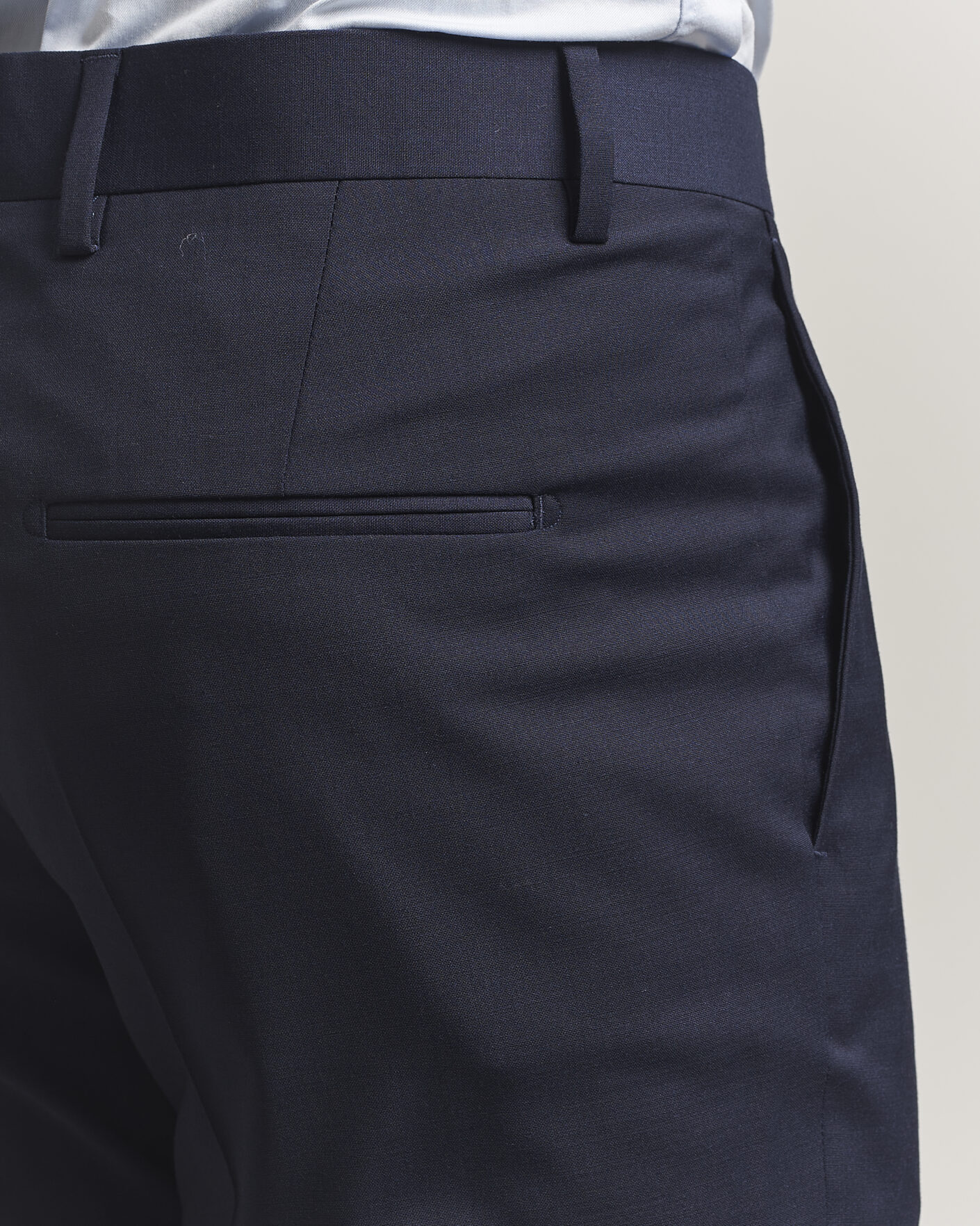 Hombres | Pantalones | Tiger of Sweden | Tenuta Wool Travel Suit Trousers Royal Blue