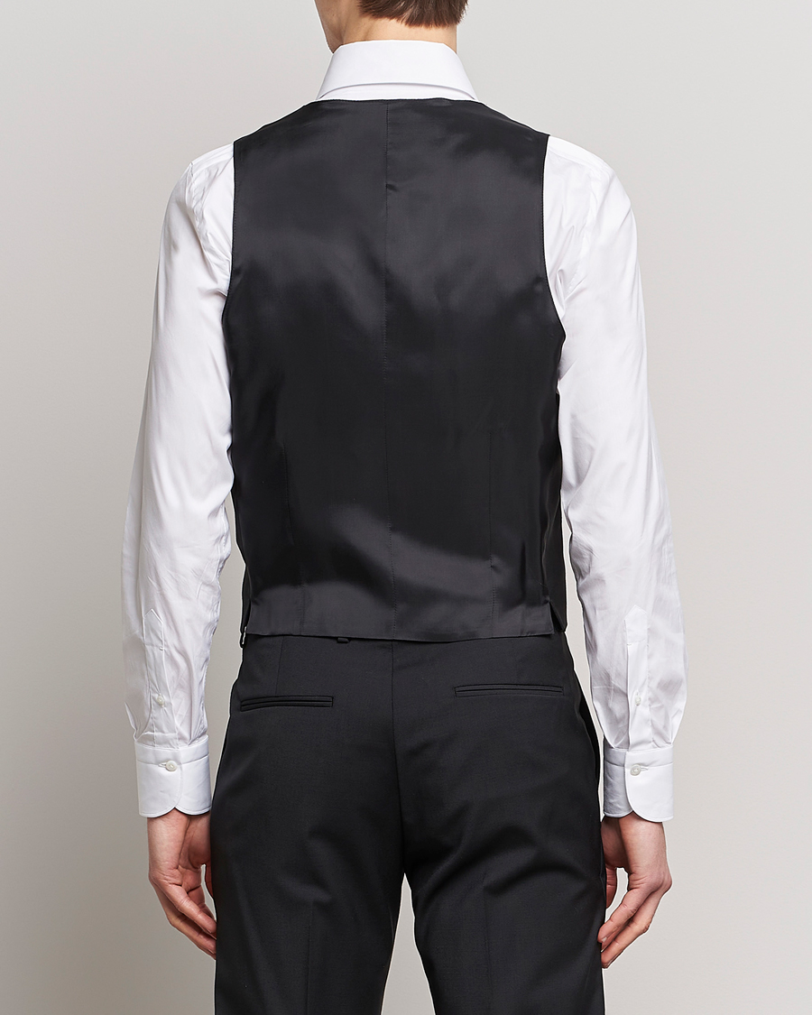 Hombres | Blazers | Tiger of Sweden | Wayde Wool Travel Waistcoat Black