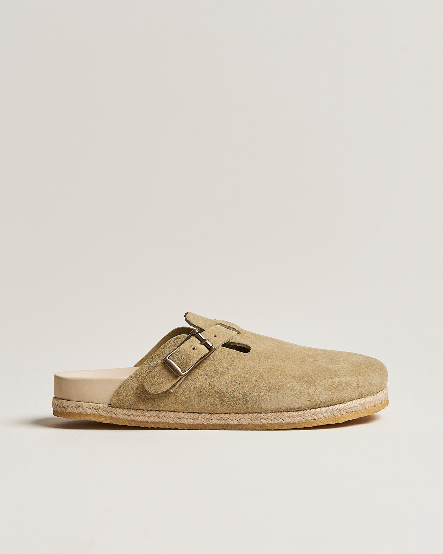 Hombres | Yuketen Sal 1 Crepe Sole Sandals Desert Suede | Yuketen | Sal 1 Crepe Sole Sandals Desert Suede