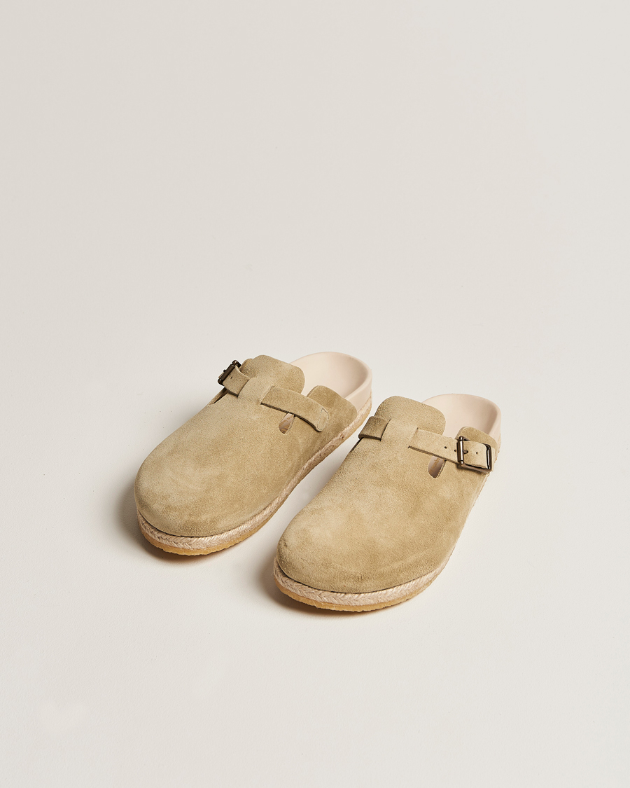 Hombres | Yuketen Sal 1 Crepe Sole Sandals Desert Suede | Yuketen | Sal 1 Crepe Sole Sandals Desert Suede