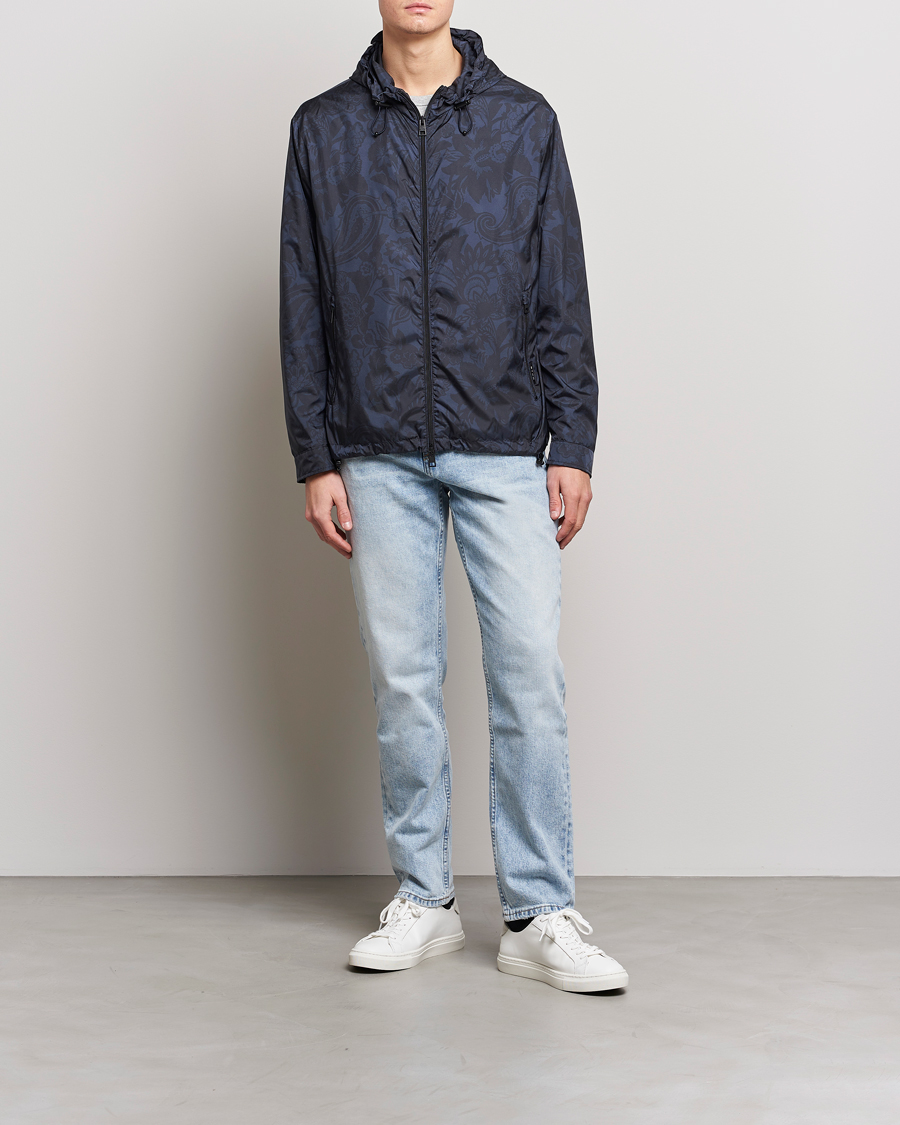 Hombres | Abrigos y chaquetas | Etro | Packable Nylon Bomber Navy