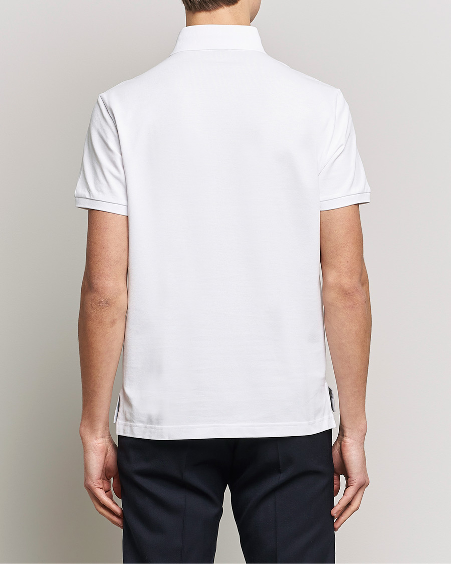 Hombres | Polos | Etro | Short Sleeve Contrast Paisley Polo White