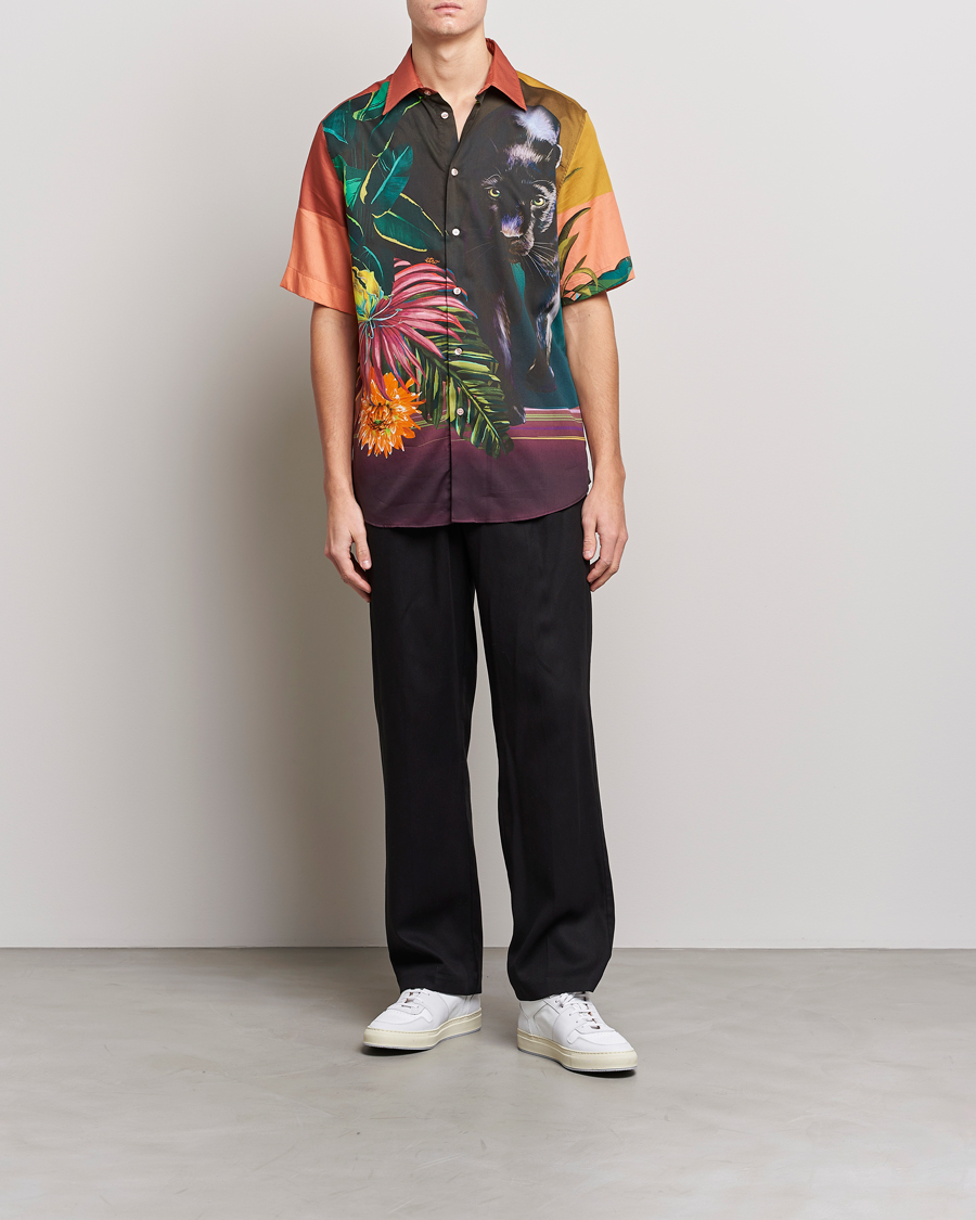 Hombres | Camisas | Etro | Printed Camp Collar Shirt Multicolor