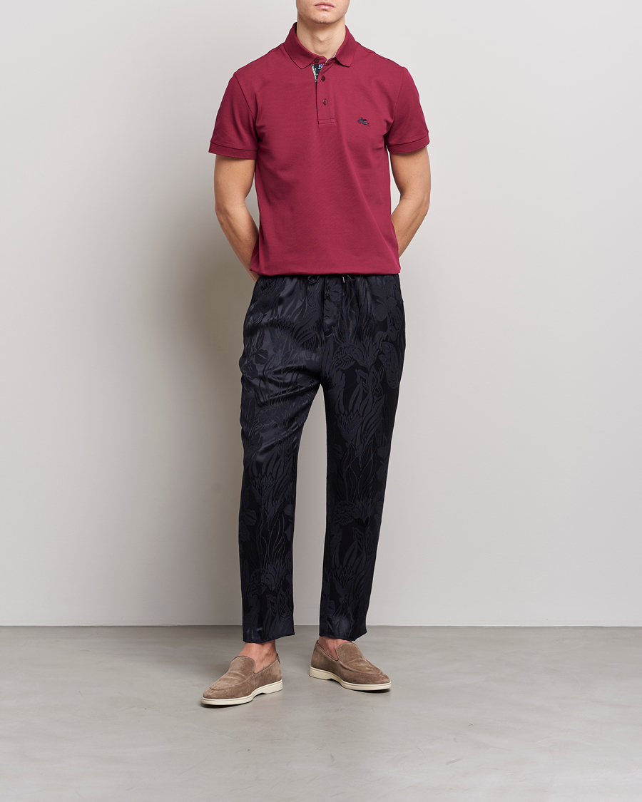 Hombres | Pantalones | Etro | York Drawstring Trousers Navy