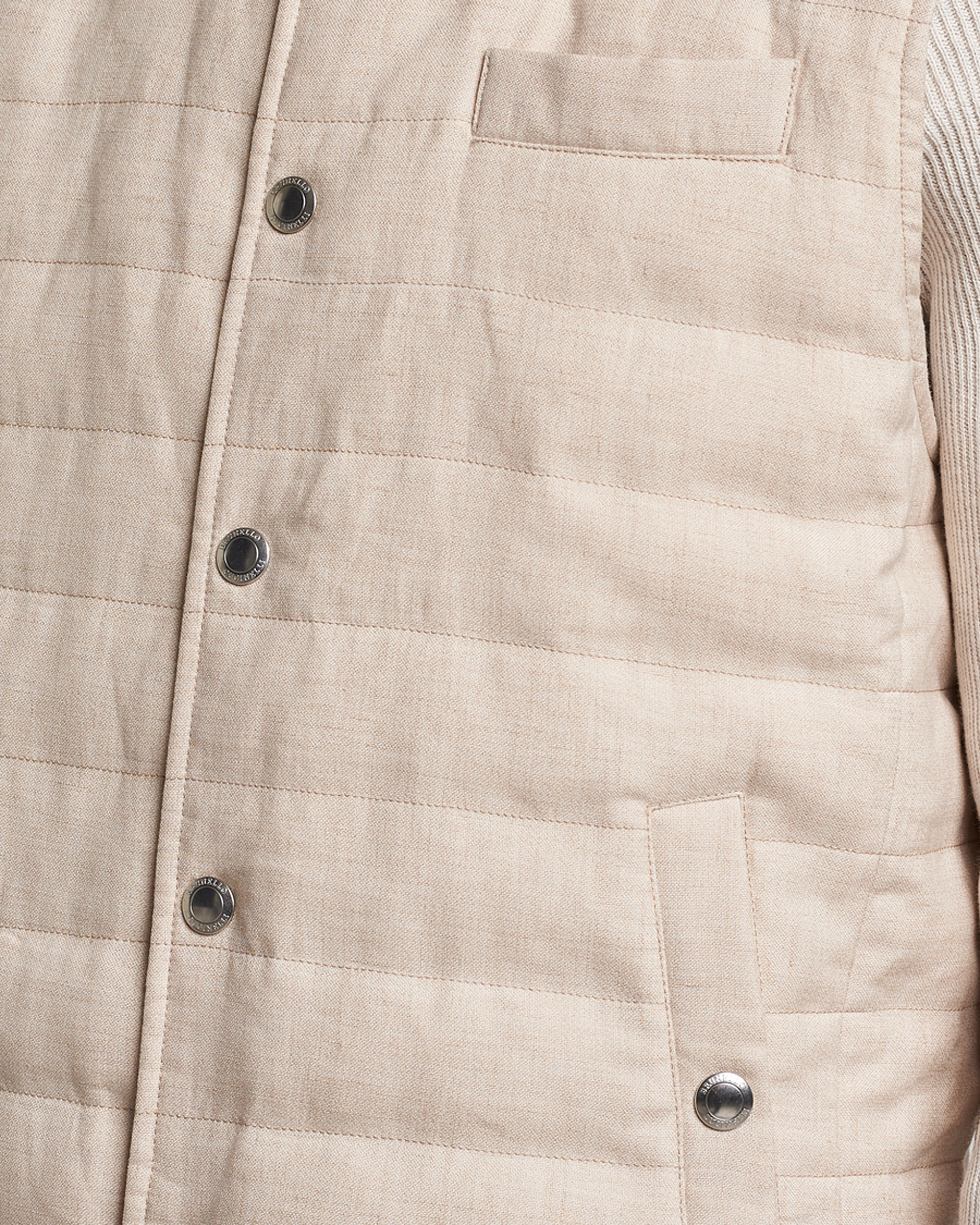 Hombres | Chalecos | Brunello Cucinelli | Cotton/Linen Gilet Light Beige