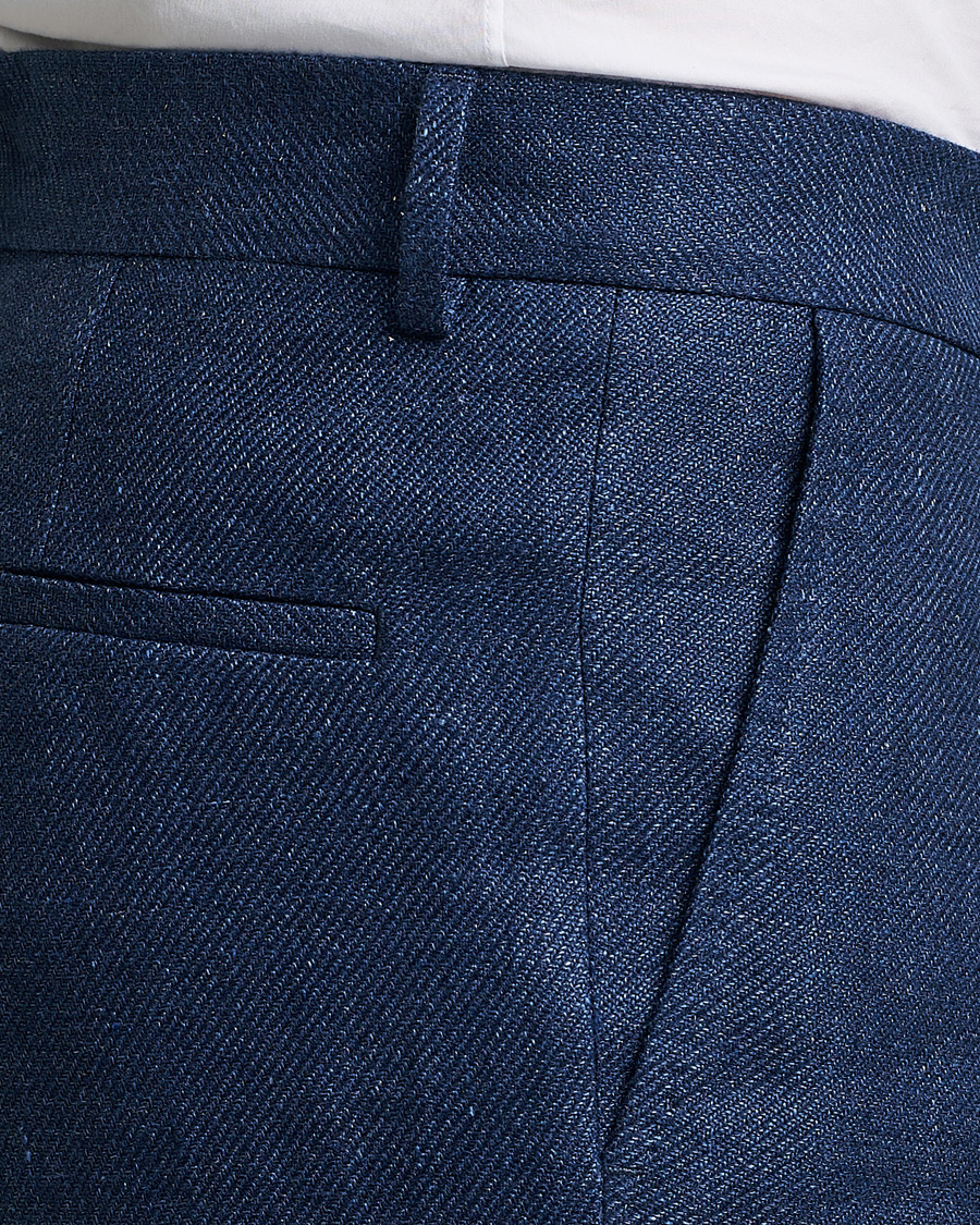Hombres | Trajes | Brunello Cucinelli | Linen/Silk Suit Royal Blue