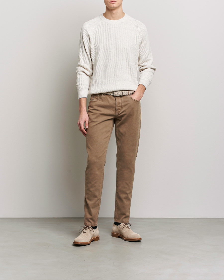 Hombres | Pantalones | Brunello Cucinelli | Slim Fit 5-Pocket Pants Beige