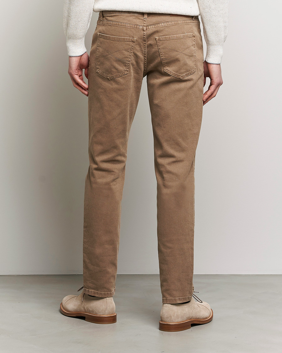 Hombres | Pantalones | Brunello Cucinelli | Slim Fit 5-Pocket Pants Beige
