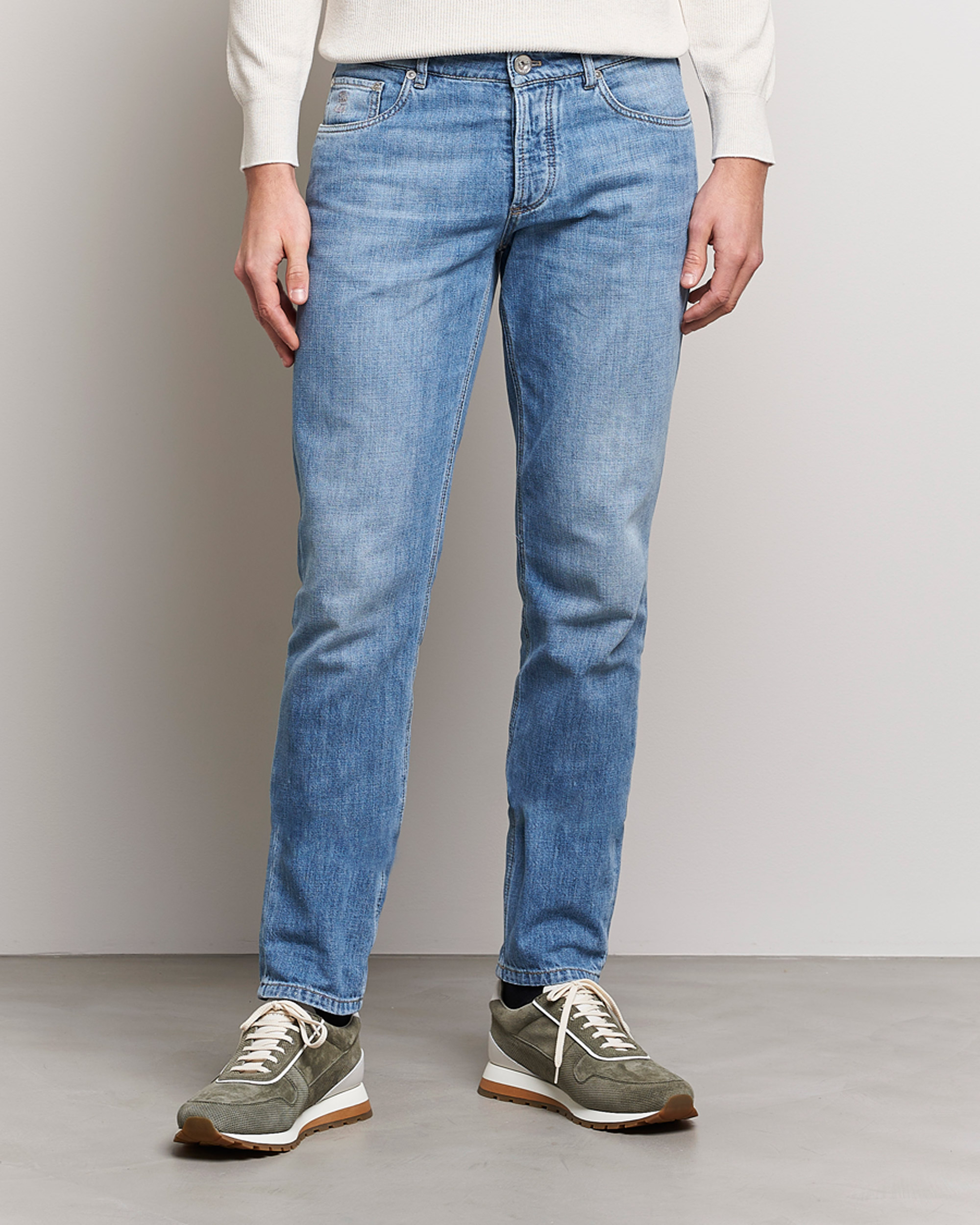 Hombres | Vaqueros | Brunello Cucinelli | Slim Fit Jeans Medium Wash