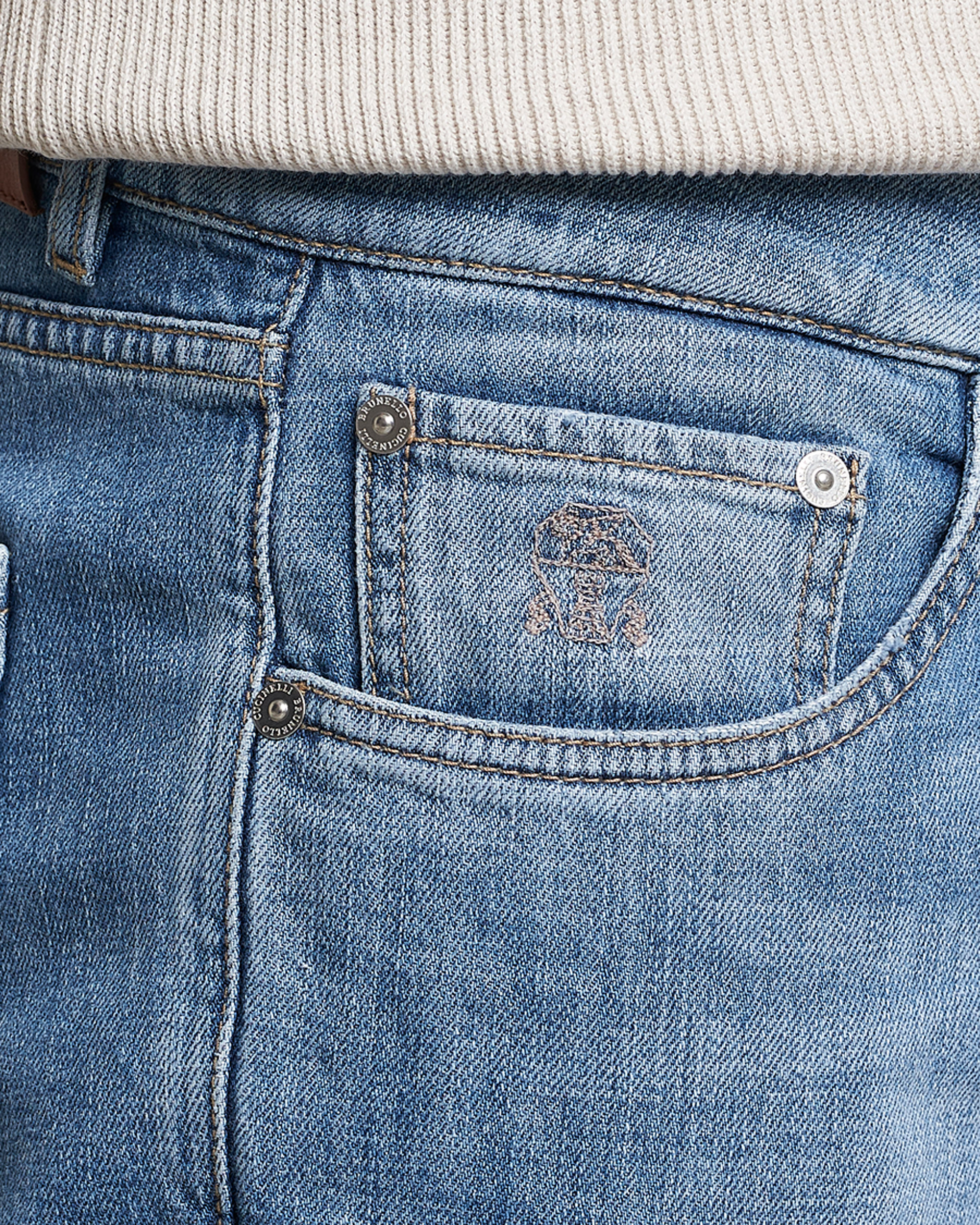 Hombres | Vaqueros | Brunello Cucinelli | Slim Fit Jeans Medium Wash