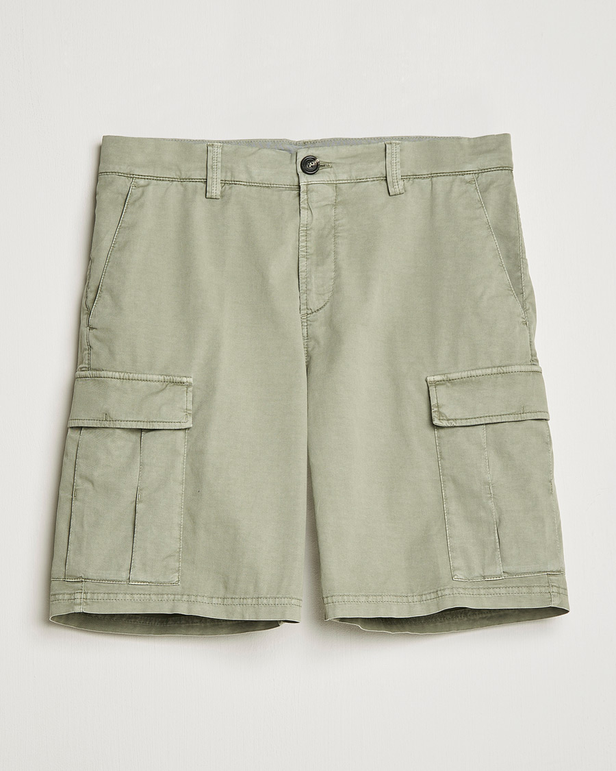 Hombres | Pantalones cortos | Brunello Cucinelli | Cargo Shorts Sage Green