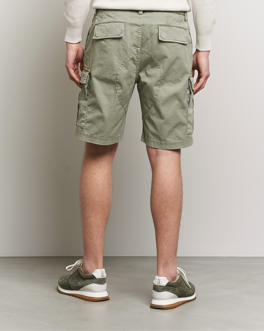 Hombres | Pantalones cortos | Brunello Cucinelli | Cargo Shorts Sage Green