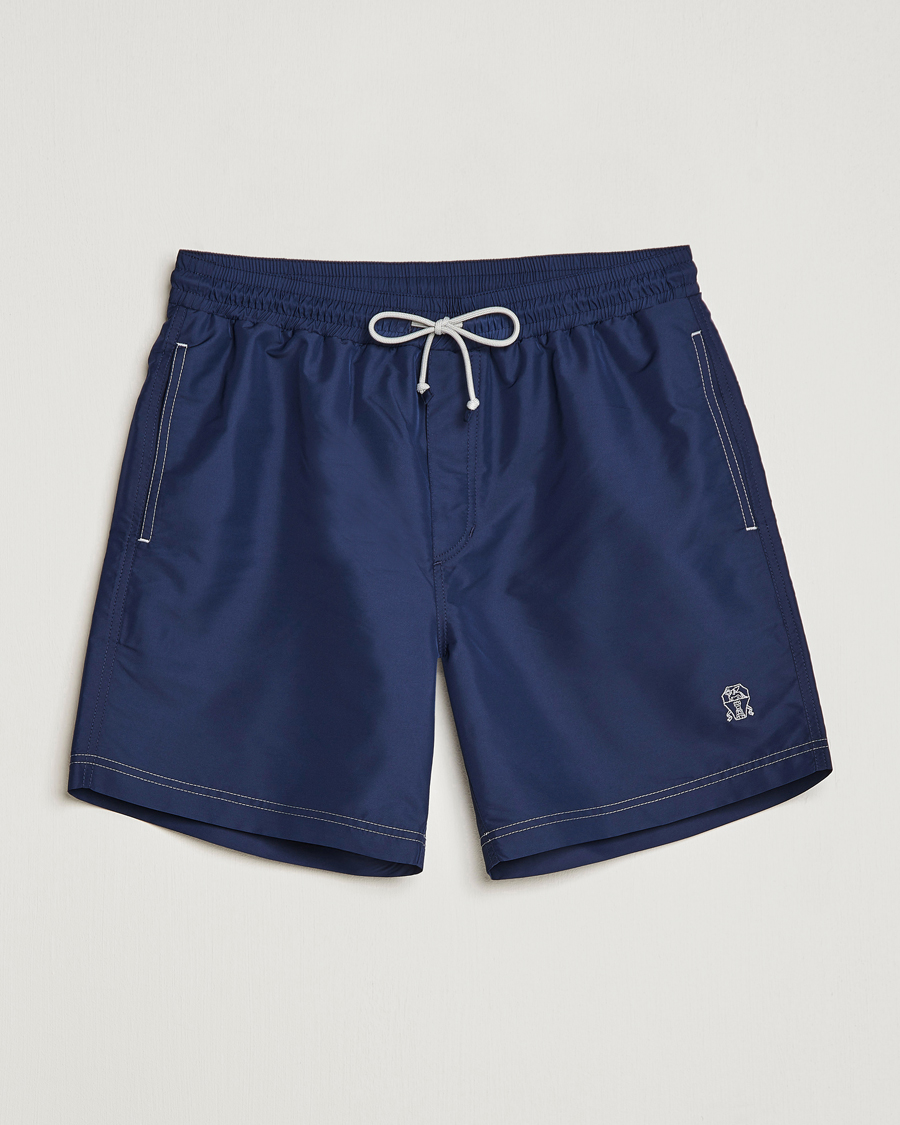 Hombres | Bañadores | Brunello Cucinelli | Nylon Swim Trunks Navy