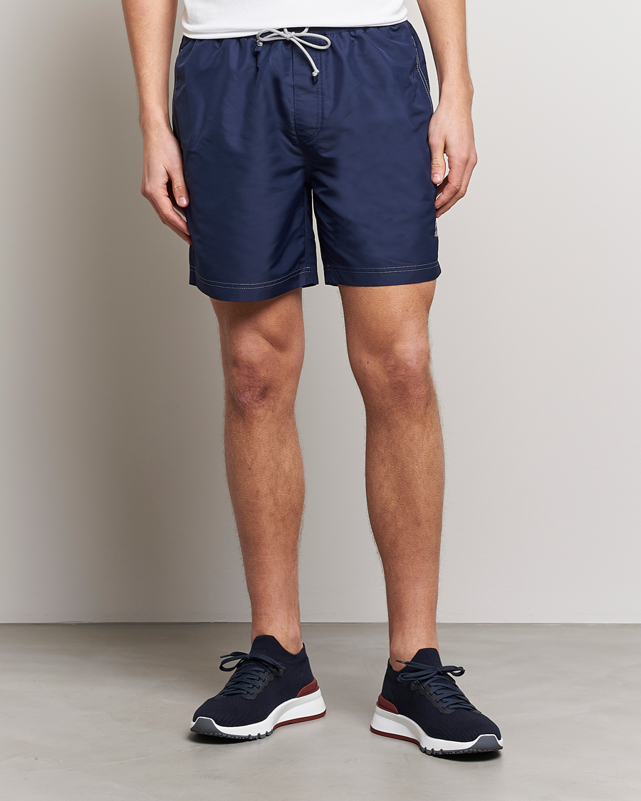 Hombres | Bañadores | Brunello Cucinelli | Nylon Swim Trunks Navy
