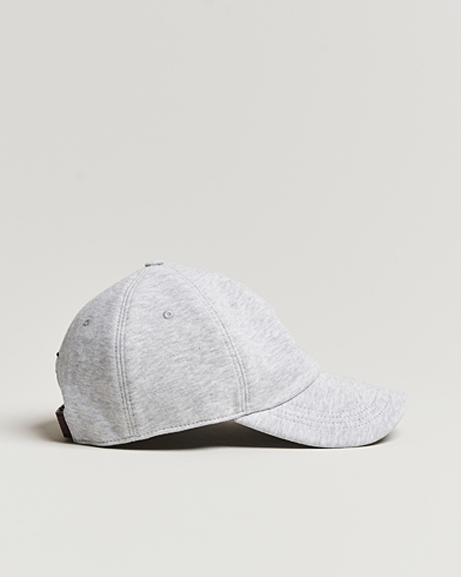 Hombres | Brunello Cucinelli Peach Baseball Cap Light Grey | Brunello Cucinelli | Peach Baseball Cap Light Grey