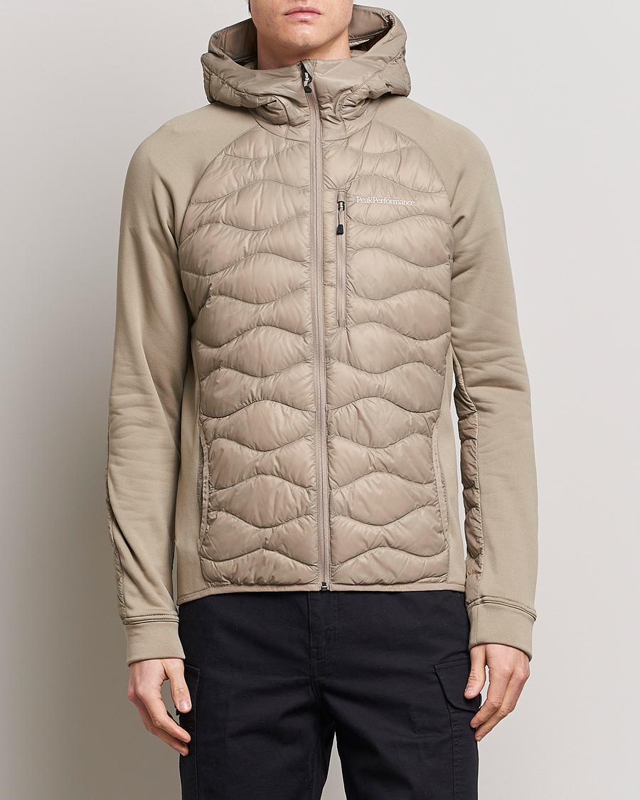 Hombres | Abrigos y chaquetas | Peak Performance | Helium Hooded Hybrid Avid Beige