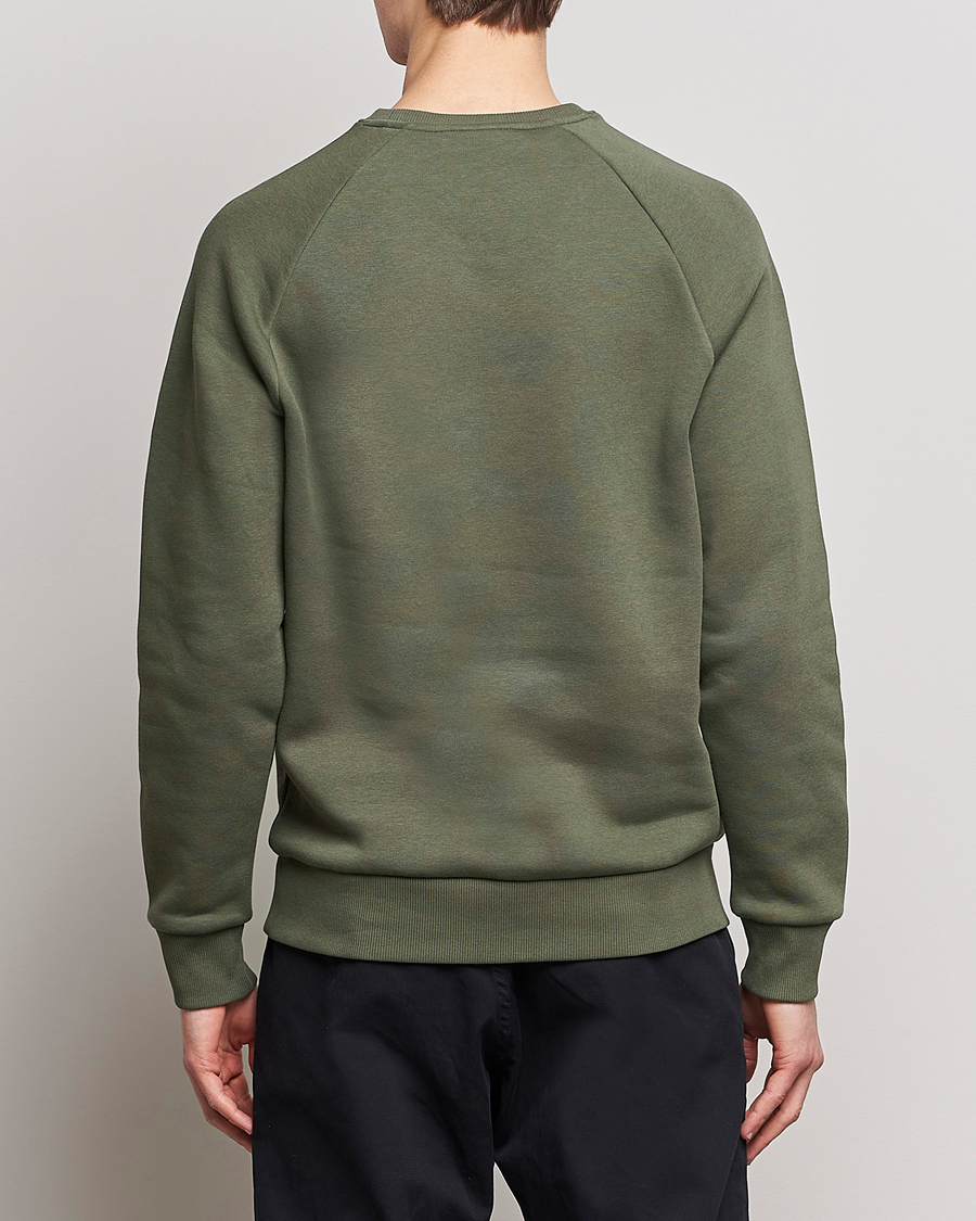 Hombres | Jerséis y prendas de punto | Peak Performance | Original Small Logo Crew Neck Sweatshirt Pine Needle