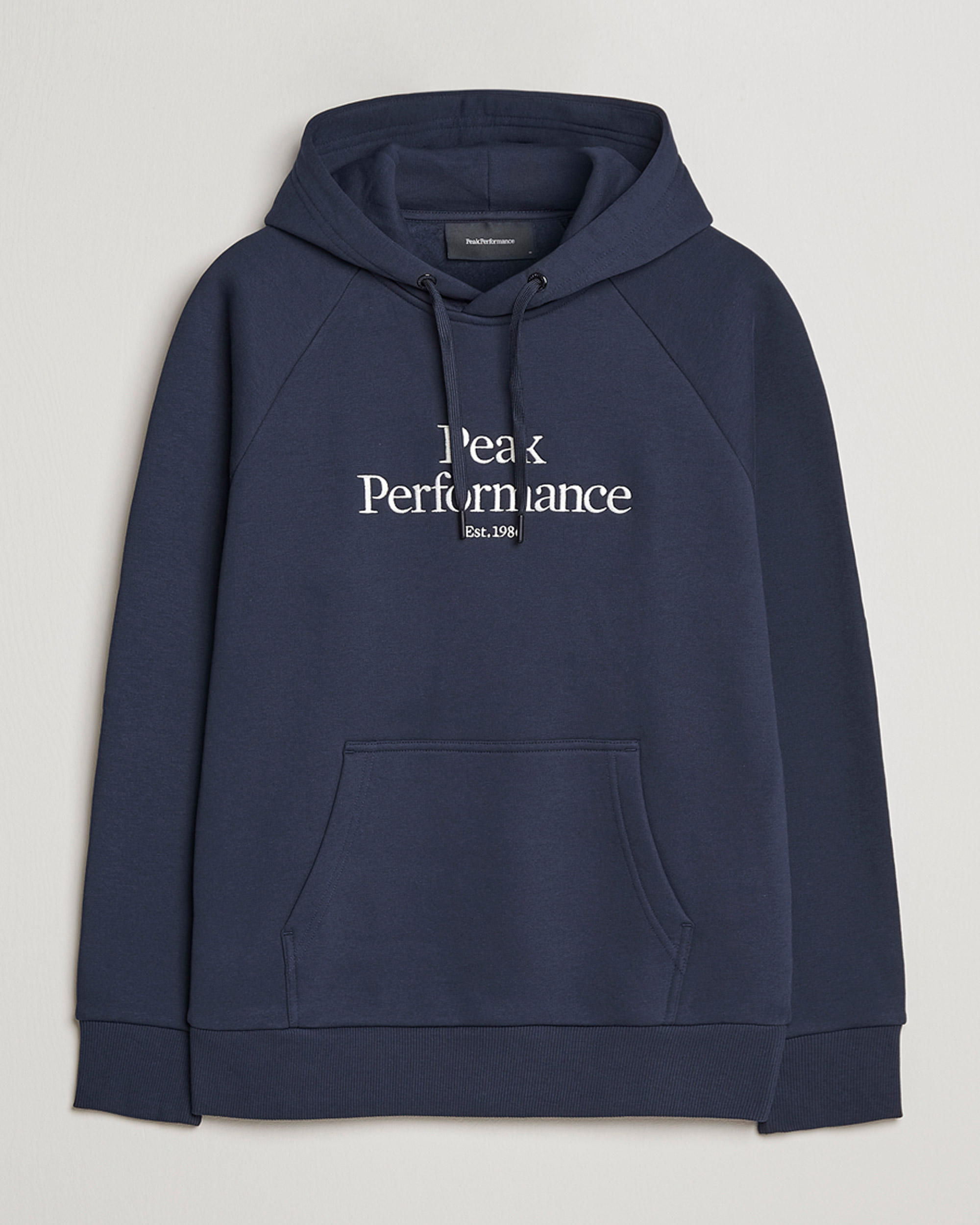 Hombres | Jerséis y prendas de punto | Peak Performance | Original Logo Hoodie Blue Shadow