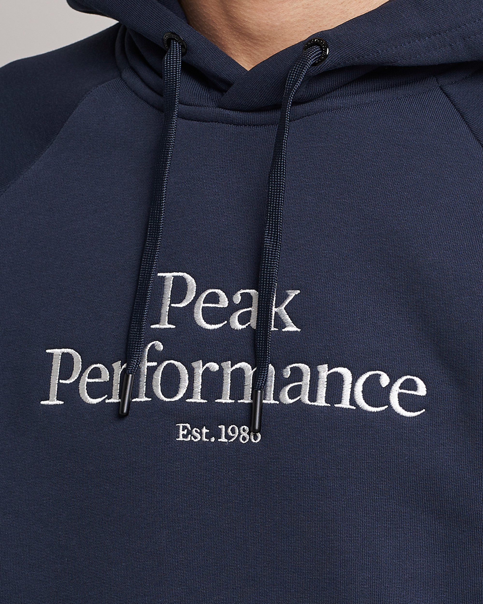 Hombres | Jerséis y prendas de punto | Peak Performance | Original Logo Hoodie Blue Shadow
