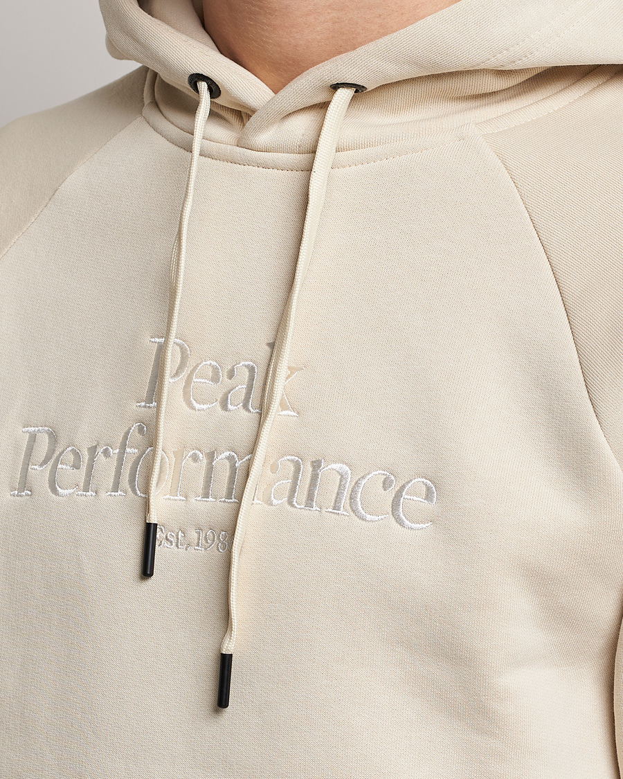 Hombres | Jerséis y prendas de punto | Peak Performance | Original Logo Hoodie Sand Fog