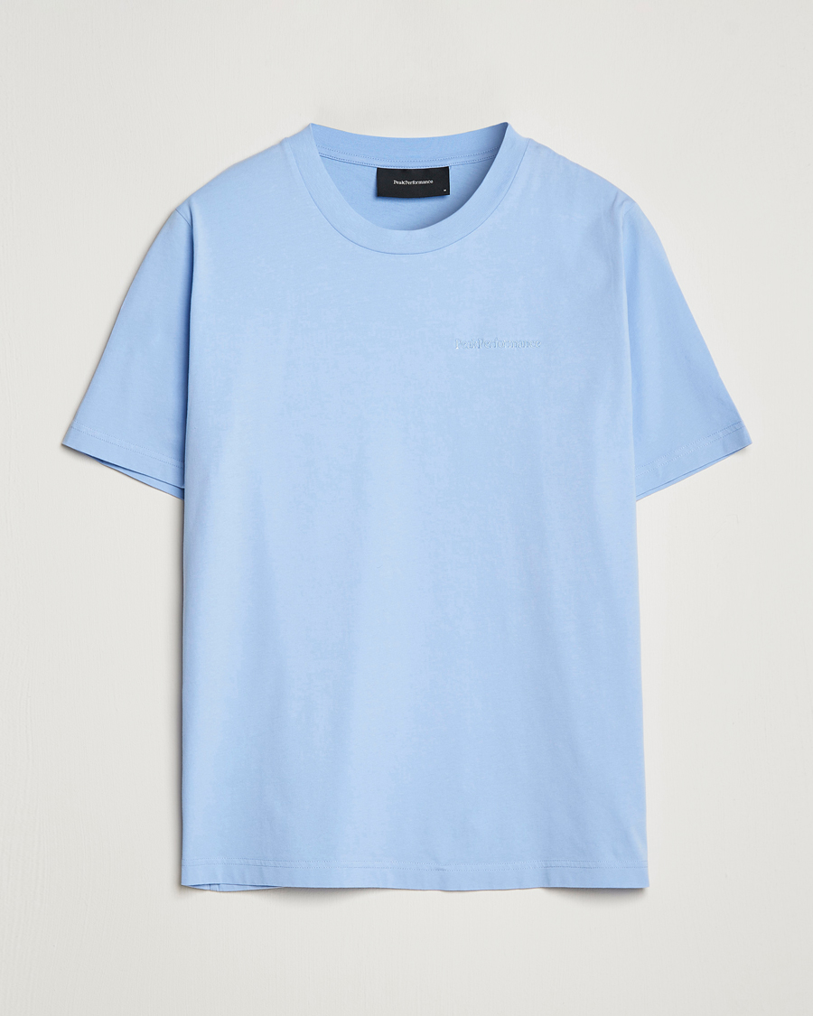 Hombres | Camisetas | Peak Performance | Original Small Logo Tee Amity Blue