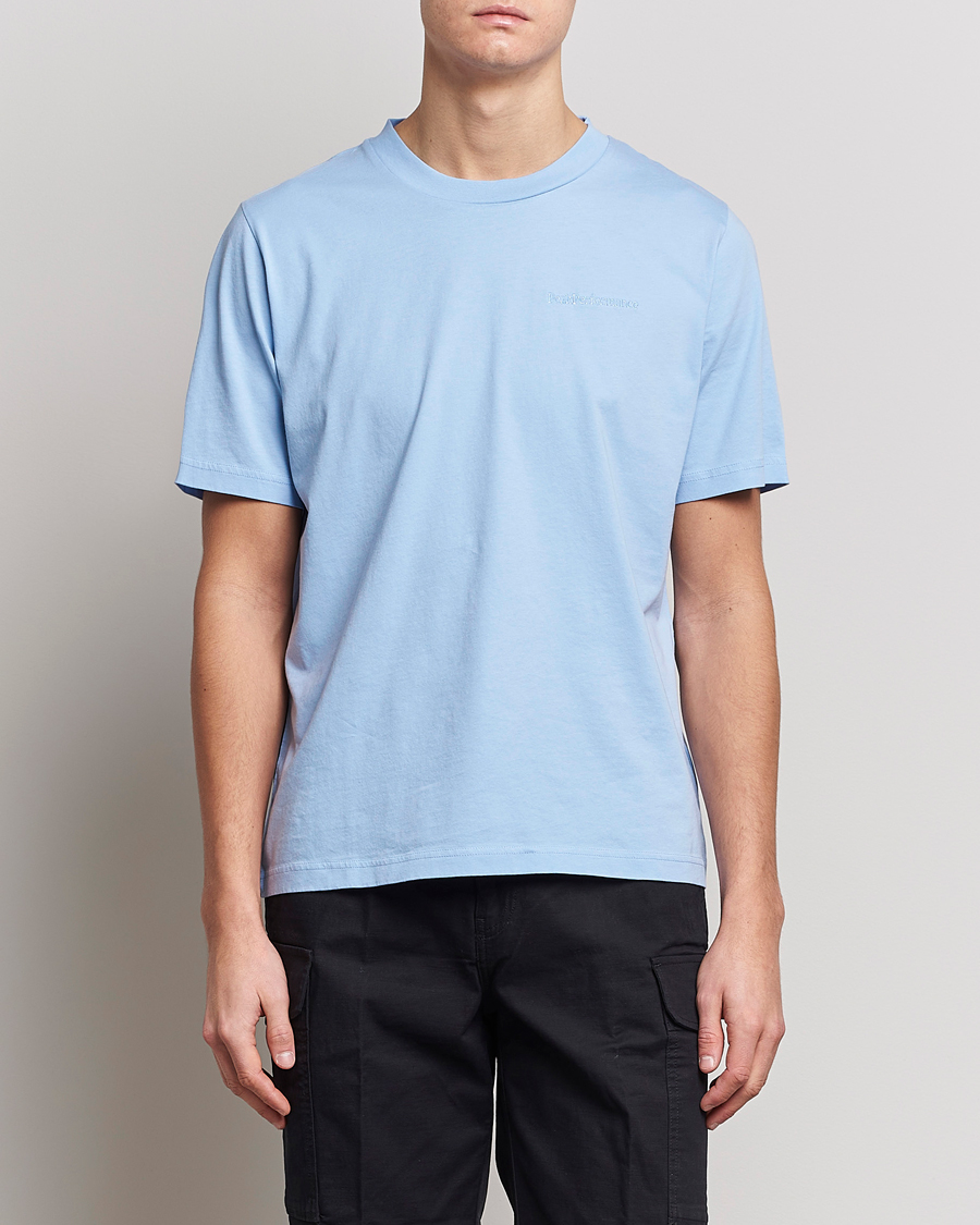 Hombres | Camisetas | Peak Performance | Original Small Logo Tee Amity Blue