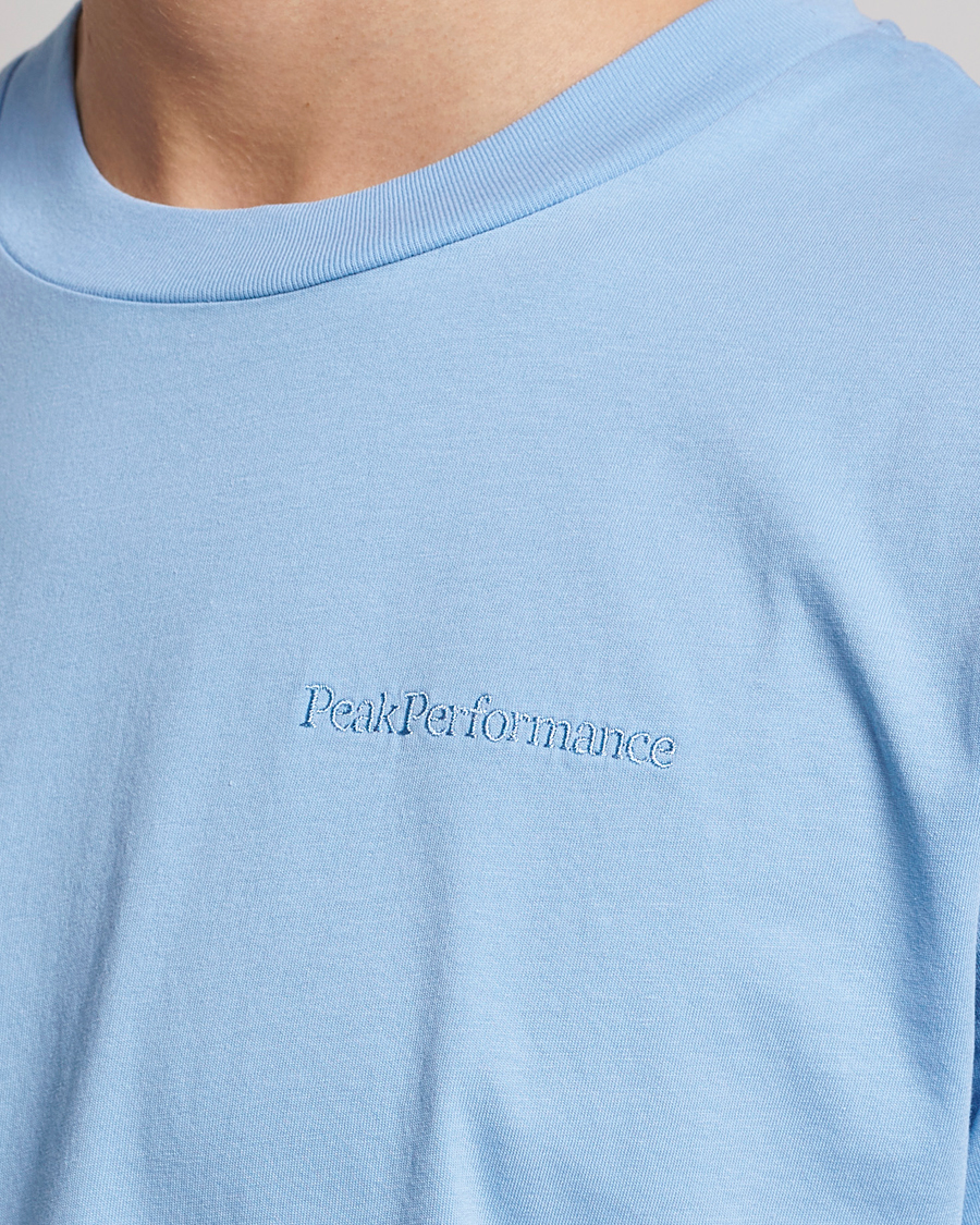 Hombres | Camisetas | Peak Performance | Original Small Logo Tee Amity Blue