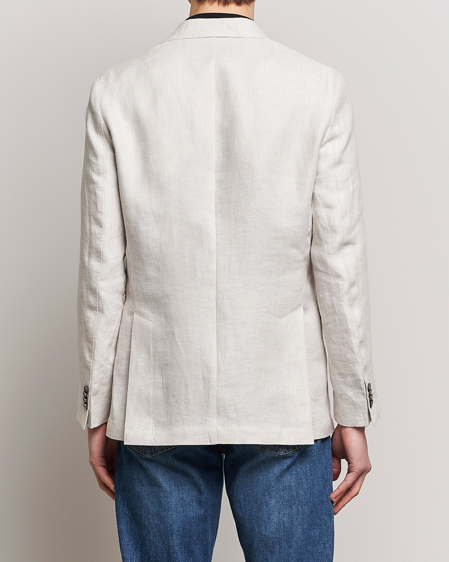 Hombres | Blazers | Oscar Jacobson | Ferry Soft Linen Blazer Off White