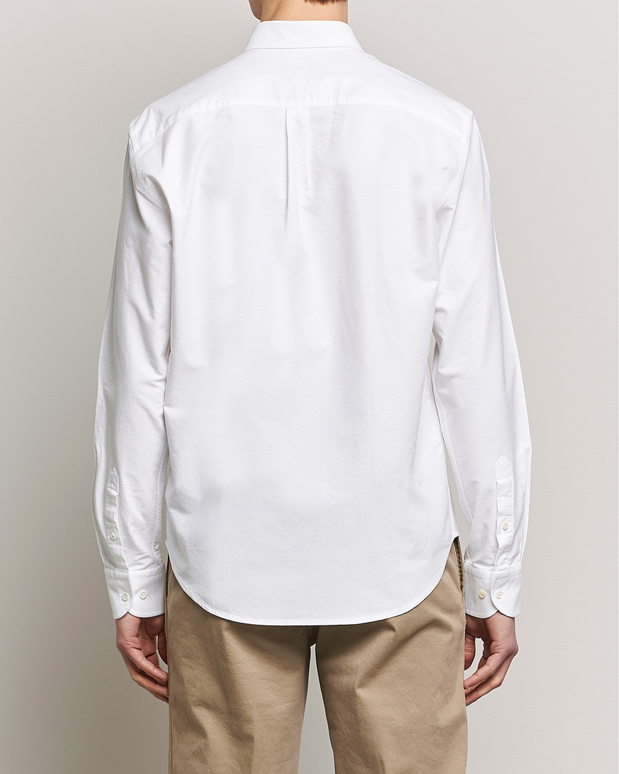 Hombres | Camisas | Oscar Jacobson | Regular Fit Button Down Oxford Shirt White