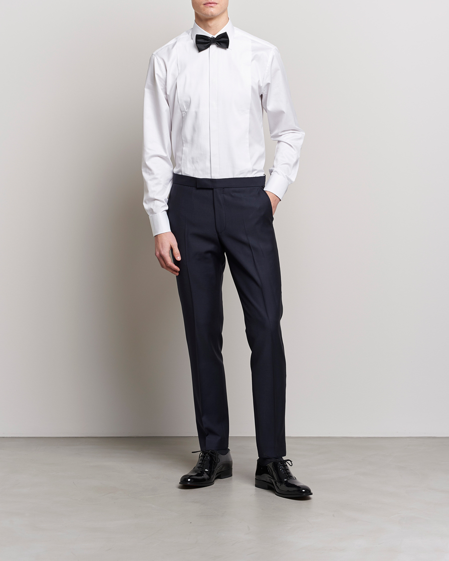 Hombres | Pantalones | Oscar Jacobson | Denz Tuxedo Trousers Navy